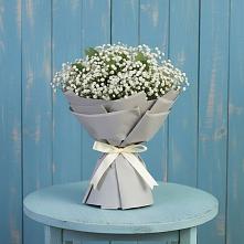 Букет цветов из:  Гипсофила в Краснознаменске Калининградской области