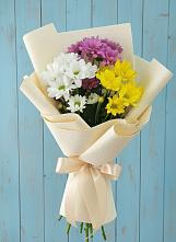 Букет цветов из:  Хризантемы в Краснознаменске Калининградской области