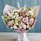 Букет цветов из: Альстромерии и Розы в Краснознаменске Калининградской области