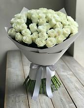 Букет 35 Белых роз #REPLACE_PRED# Краснознаменске Калининградской области