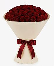Букет 101 Бордовая роза Блэк Бакарра в Краснознаменске Калининградской области