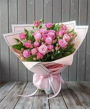 Букет Розовый кустик в Краснознаменске Калининградской области