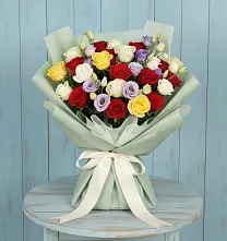 Букет цветов из:  Розы в Краснознаменске Калининградской области