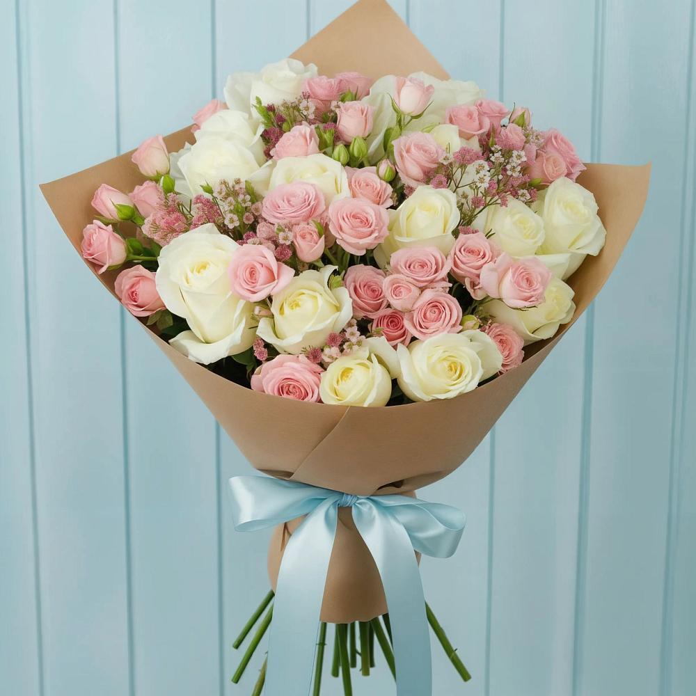 Букет цветов из: Розы в Краснознаменске Калининградской области