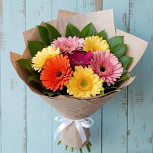 Букет цветов из:  Герберы #REPLACE_PRED# Краснознаменске Калининградской области
