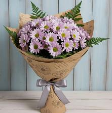 Букет цветов из:  Хризантемы в Краснознаменске Калининградской области