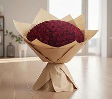 Букет 101 Красная роза в Краснознаменске Калининградской области