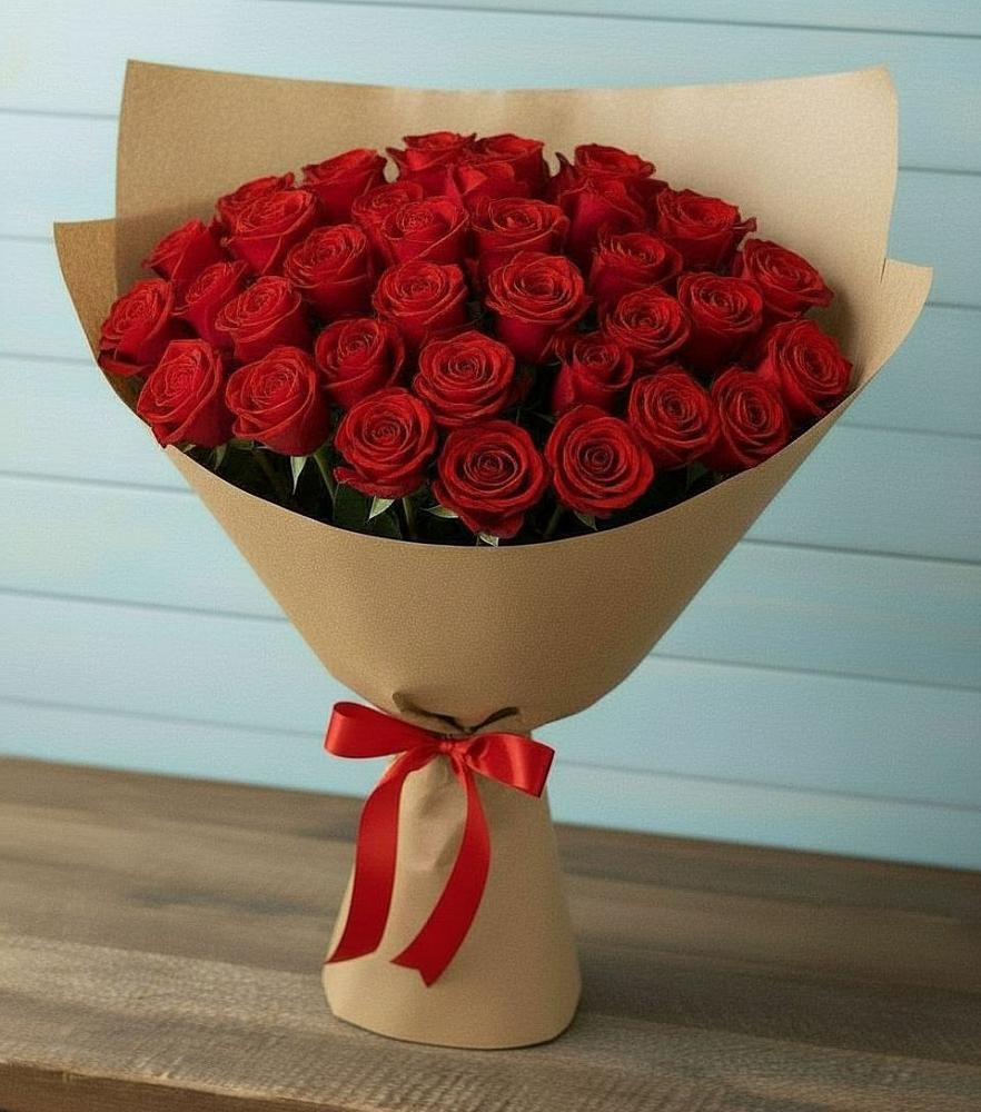 Букет Красные розы Милано в Краснознаменске Калининградской области