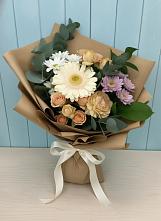 Букет цветов из:  Герберы и Хризантемы #REPLACE_PRED# Краснознаменске Калининградской области