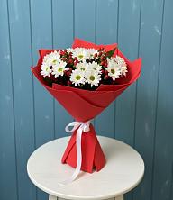 Букет цветов из:  Хризантемы в Краснознаменске Калининградской области