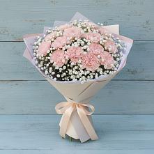 Букет цветов из:  Гвоздики в Краснознаменске Калининградской области