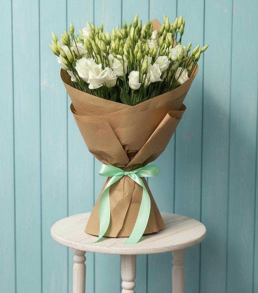 Букет цветов из: Лизиантусы в Краснознаменске Калининградской области