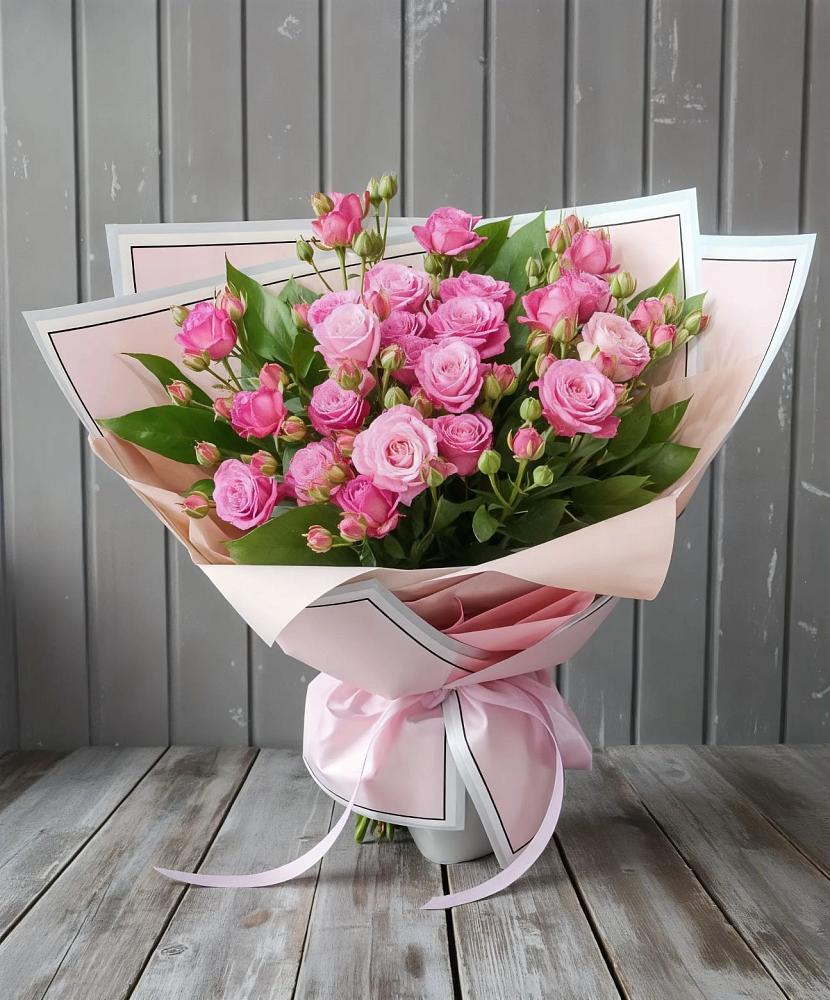 Букет Розовый кустик в Краснознаменске Калининградской области
