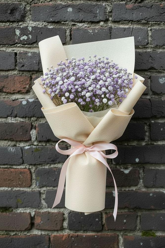 Букет цветов из: Гипсофила в Краснознаменске Калининградской области