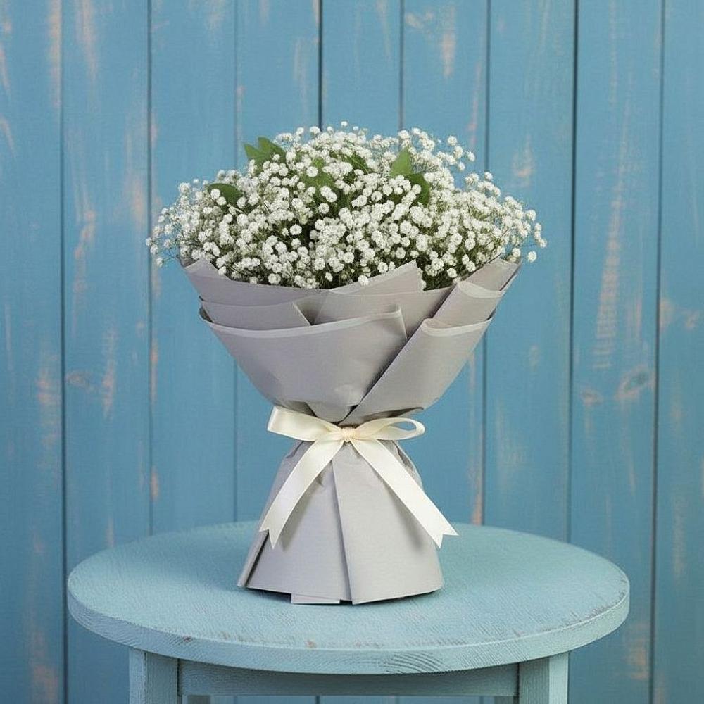 Букет цветов из: Гипсофила в Краснознаменске Калининградской области