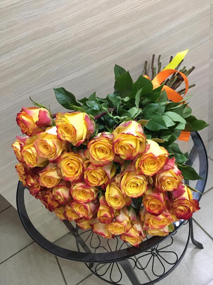 Букет Желтые розы в Краснознаменске Калининградской области