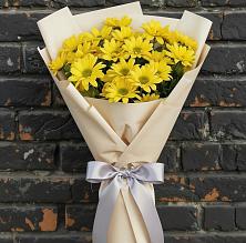 Букет цветов из:  Хризантемы в Краснознаменске Калининградской области