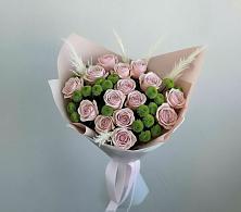 Букет цветов из:  Розы и Хризантемы в Краснознаменске Калининградской области