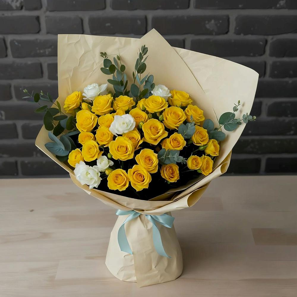 Букет цветов из: Розы в Краснознаменске Калининградской области