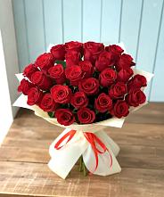 Букет 29 Красных роз в Краснознаменске Калининградской области