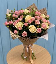 Букет цветов из:  Розы в Краснознаменске Калининградской области