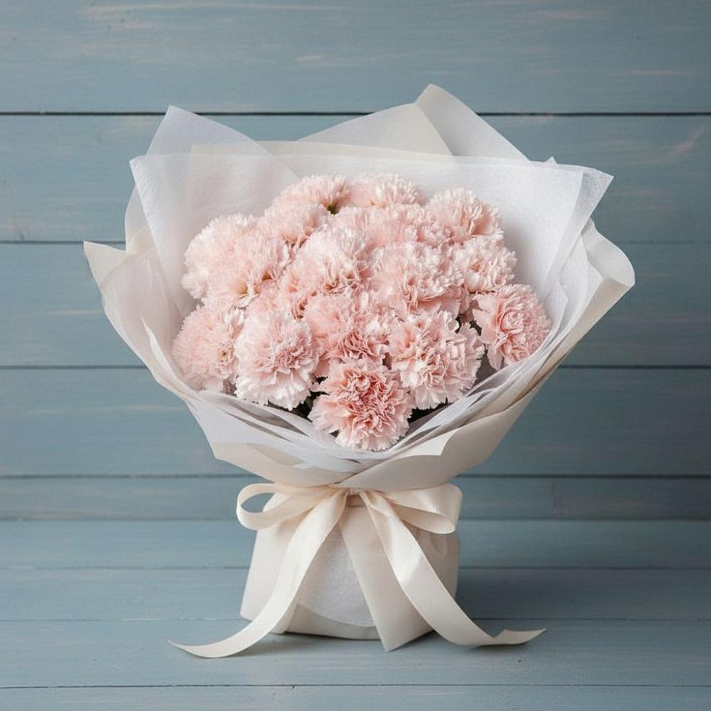 Букет цветов из: Гвоздики в Краснознаменске Калининградской области