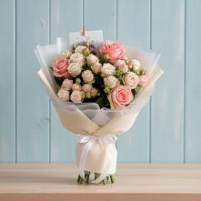 Букет цветов из:  Розы в Краснознаменске Калининградской области