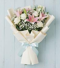 Букет цветов из:  Лилии в Краснознаменске Калининградской области