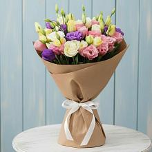 Букет цветов из:  Лизиантусы в Краснознаменске Калининградской области